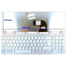 Teclado SP SONY SVE1511V1EW/WHITE Teclado SP SONY SVE1511V1EW/WHITE